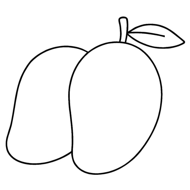 Kolorowanka Mango wydruku łatwy