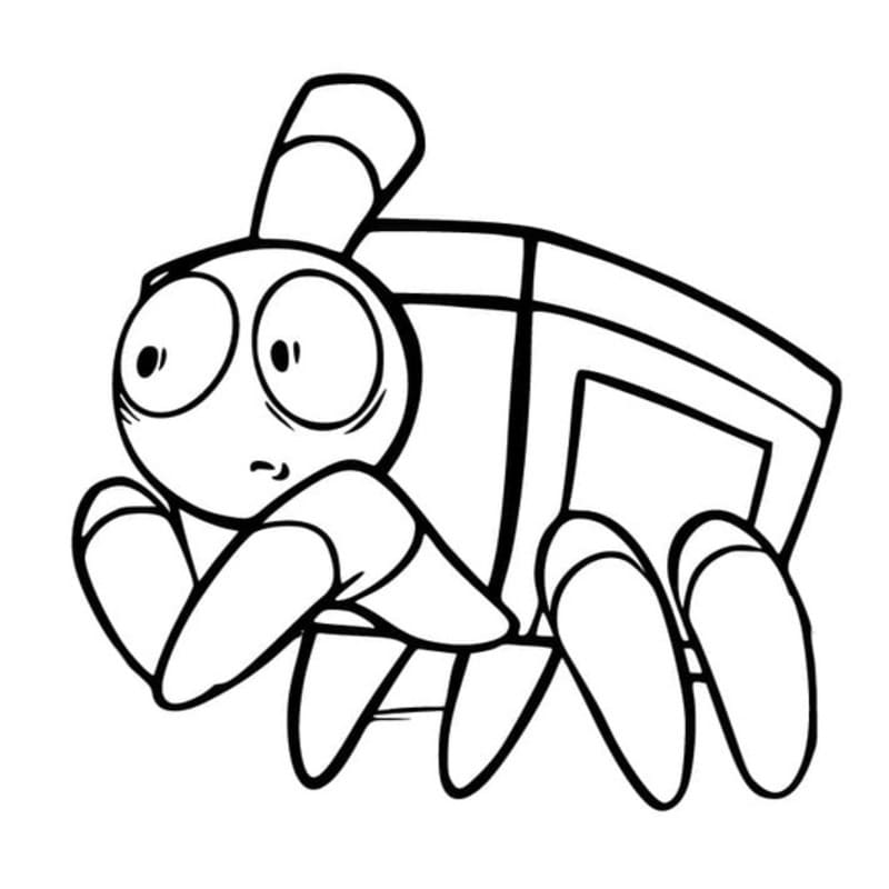 Kolorowanki Choo Choo Charles