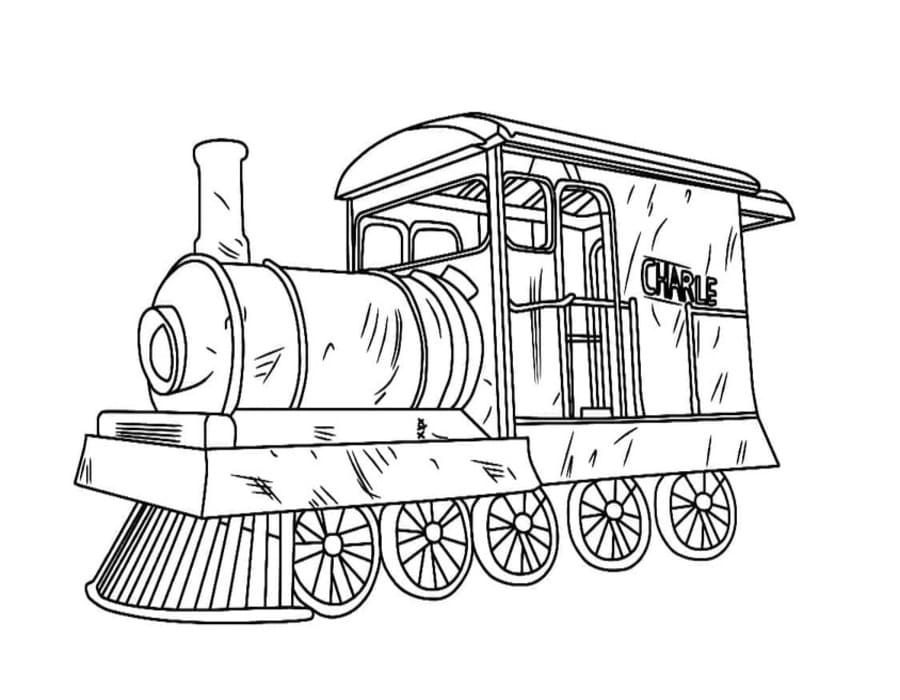 Kolorowanka Narysuj Choo Choo Charles