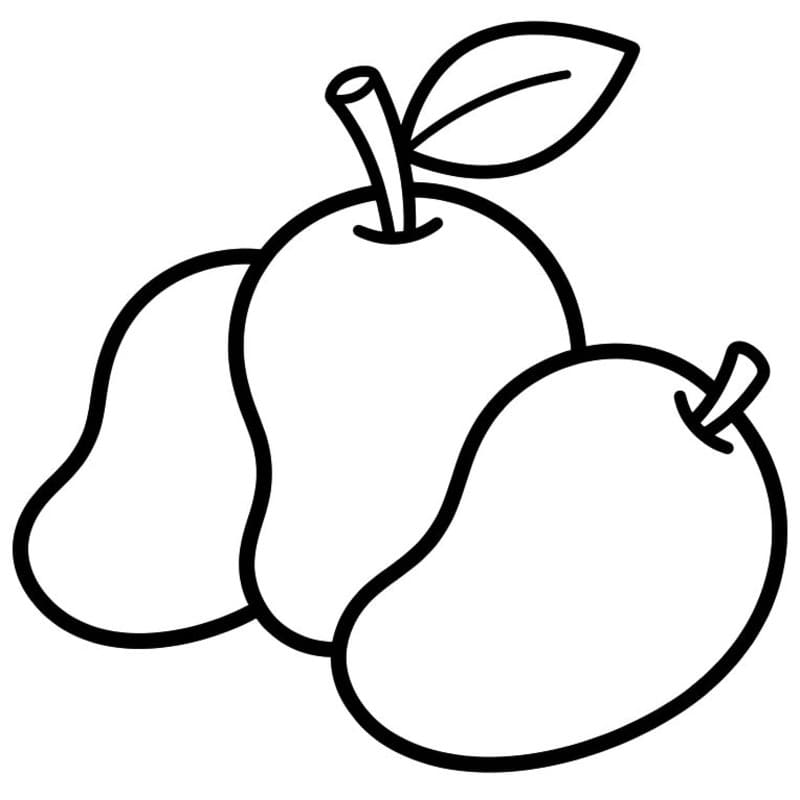 Kolorowanka Narysuj Mango podstawowy