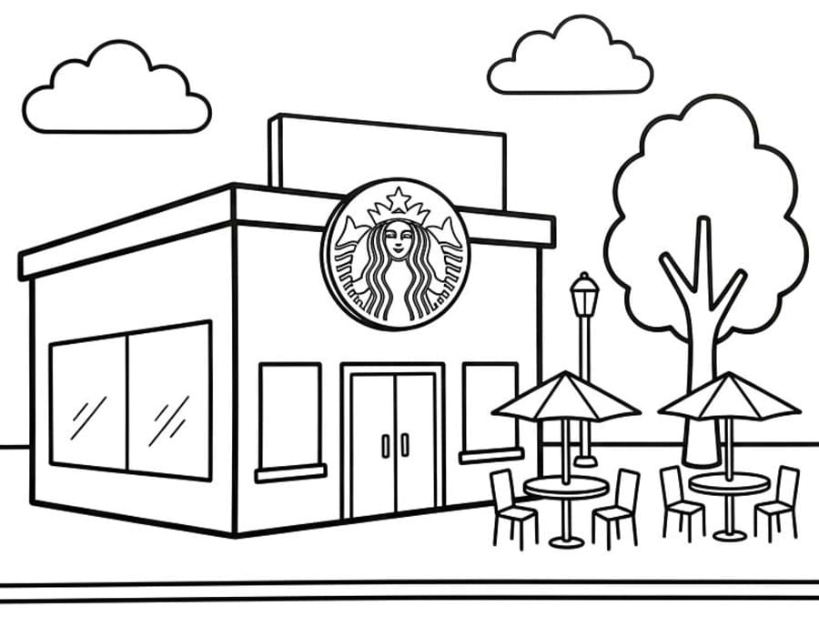 Kolorowanka Narysuj Starbucks