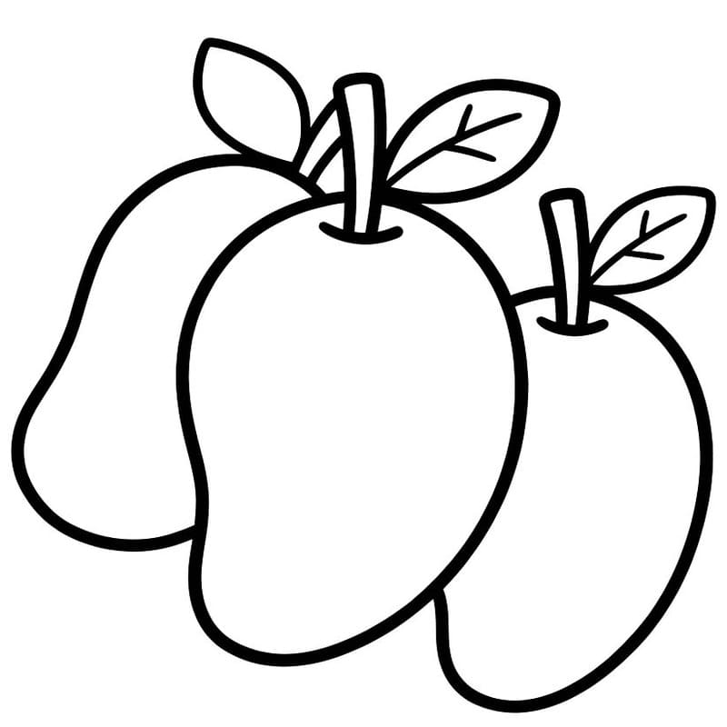 Kolorowanka Obraz Mango