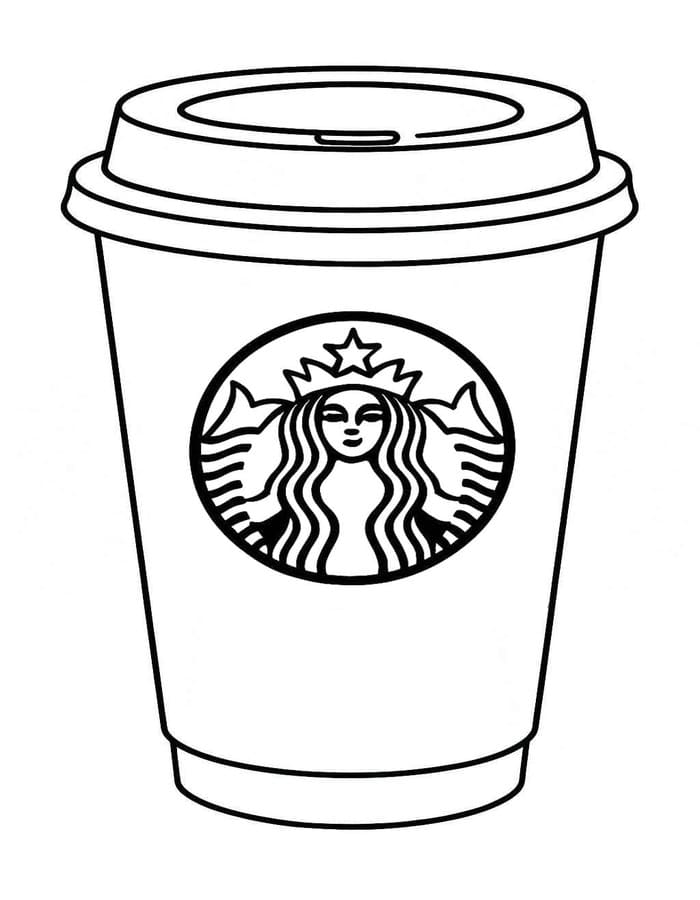 Kolorowanka Obraz Starbucks