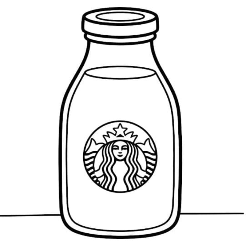 Kolorowanka Starbucks bezpłatny łatwy