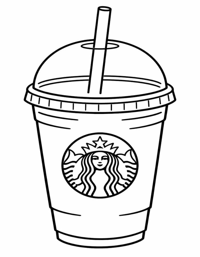 Kolorowanka Starbucks bezpłatny