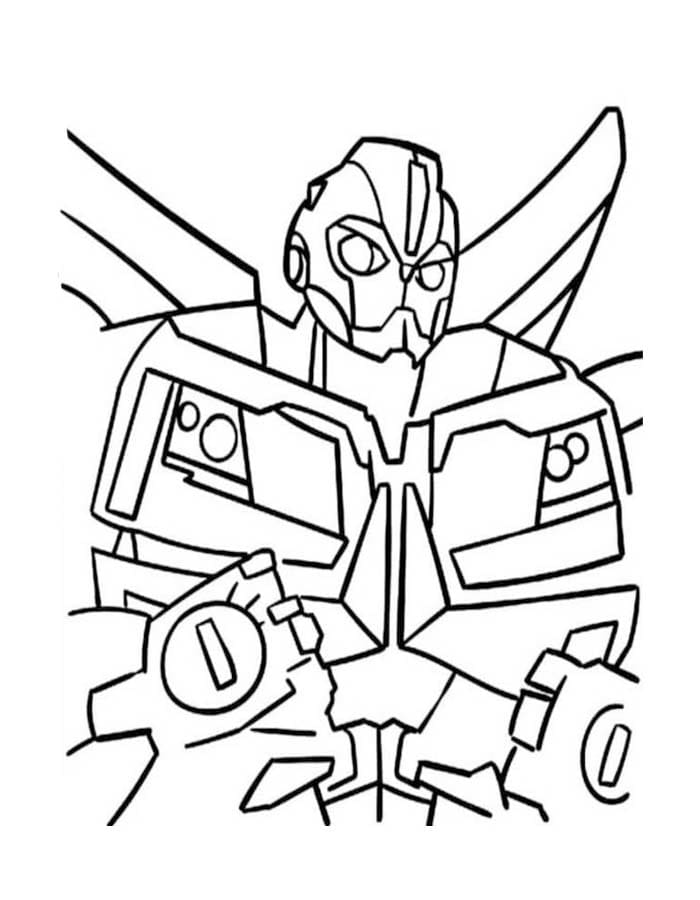 Kolorowanka Bumblebee wydruku prosty