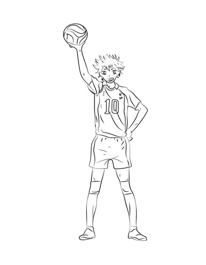 Kolorowanka Haikyuu bezpłatny łatwy