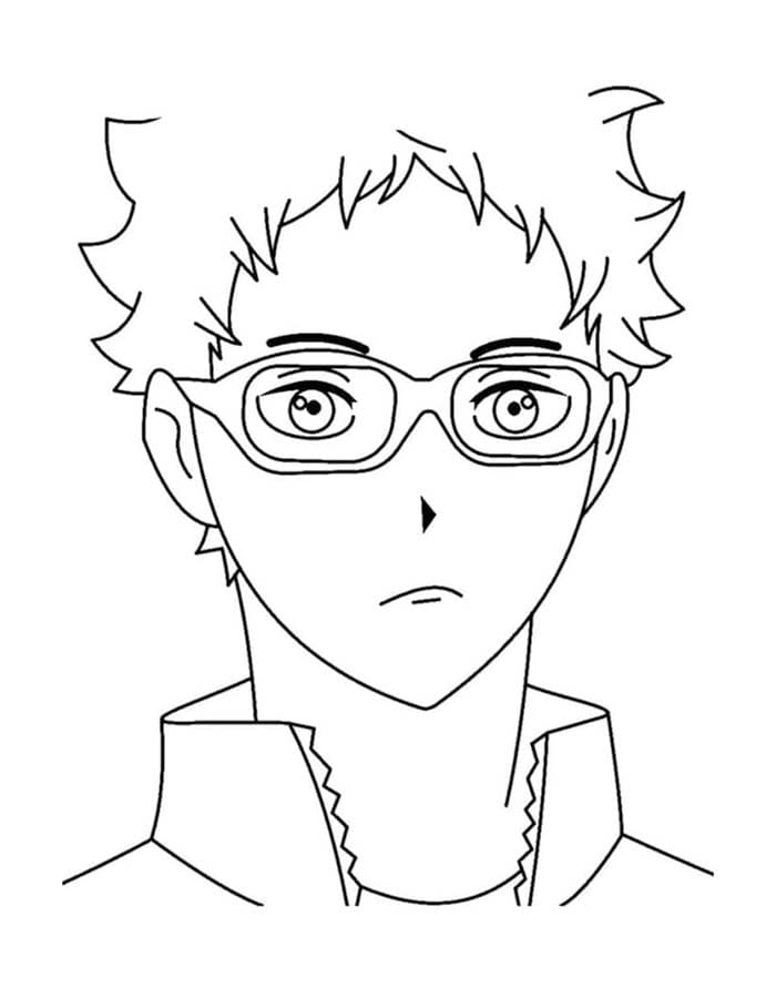 Kolorowanka Narysuj Haikyuu