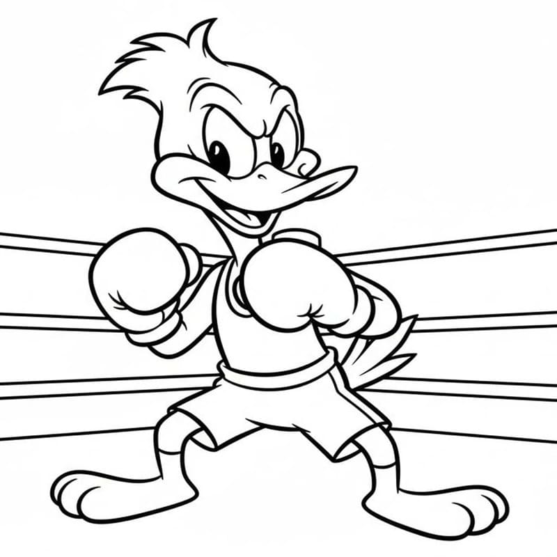 Kolorowanka Narysuj Woody Woodpecker bezpłatny łatwy