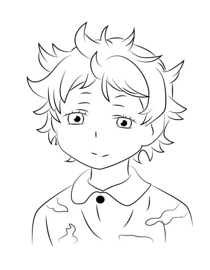 Kolorowanka Obraz Haikyuu do druku