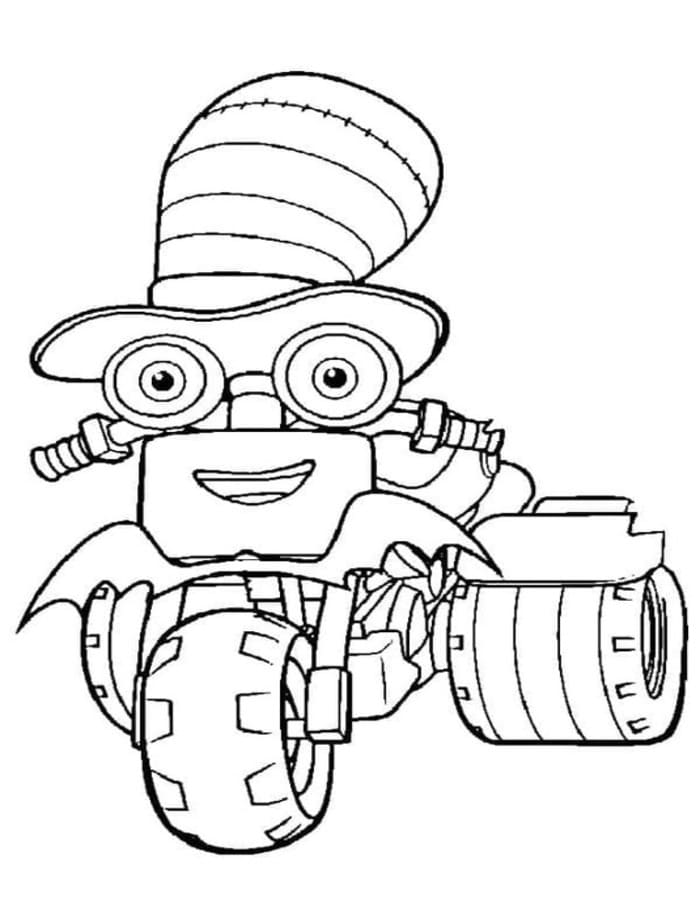 Kolorowanka Obraz Ricky Zoom