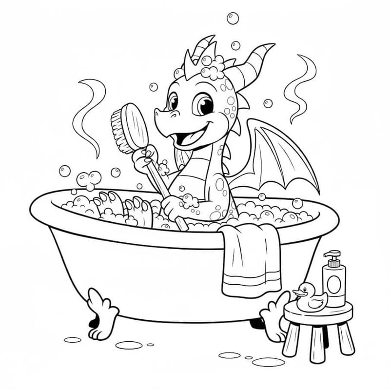 Kolorowanka Obraz Spyro do druku