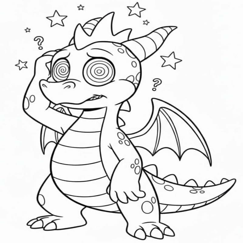 Kolorowanki Obraz Spyro