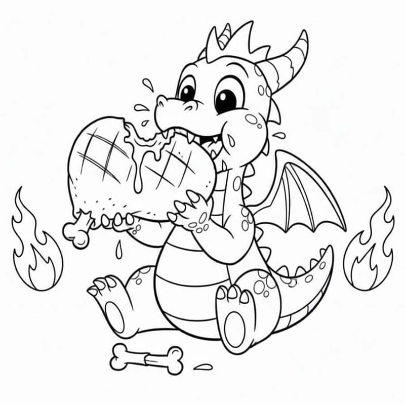 Kolorowanka Spyro bezpłatny wydruku